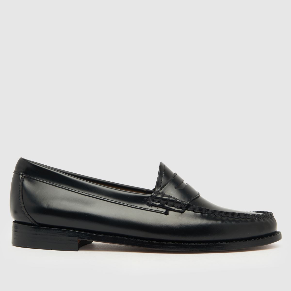 Womens Black G.H. BASS Easy Weejuns Penny Loafer Flat Shoes | schuh | Schuh