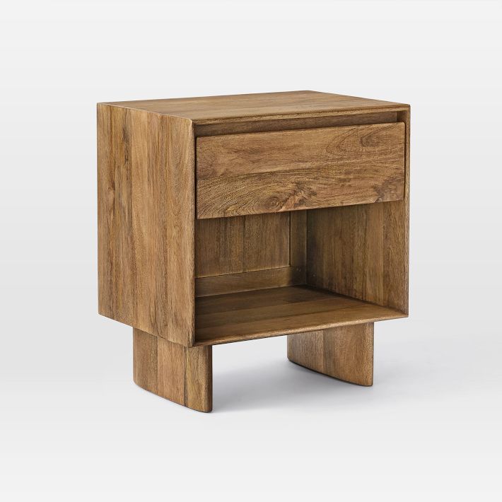 Anton Solid Wood Nightstand (16"–22") | West Elm (US)