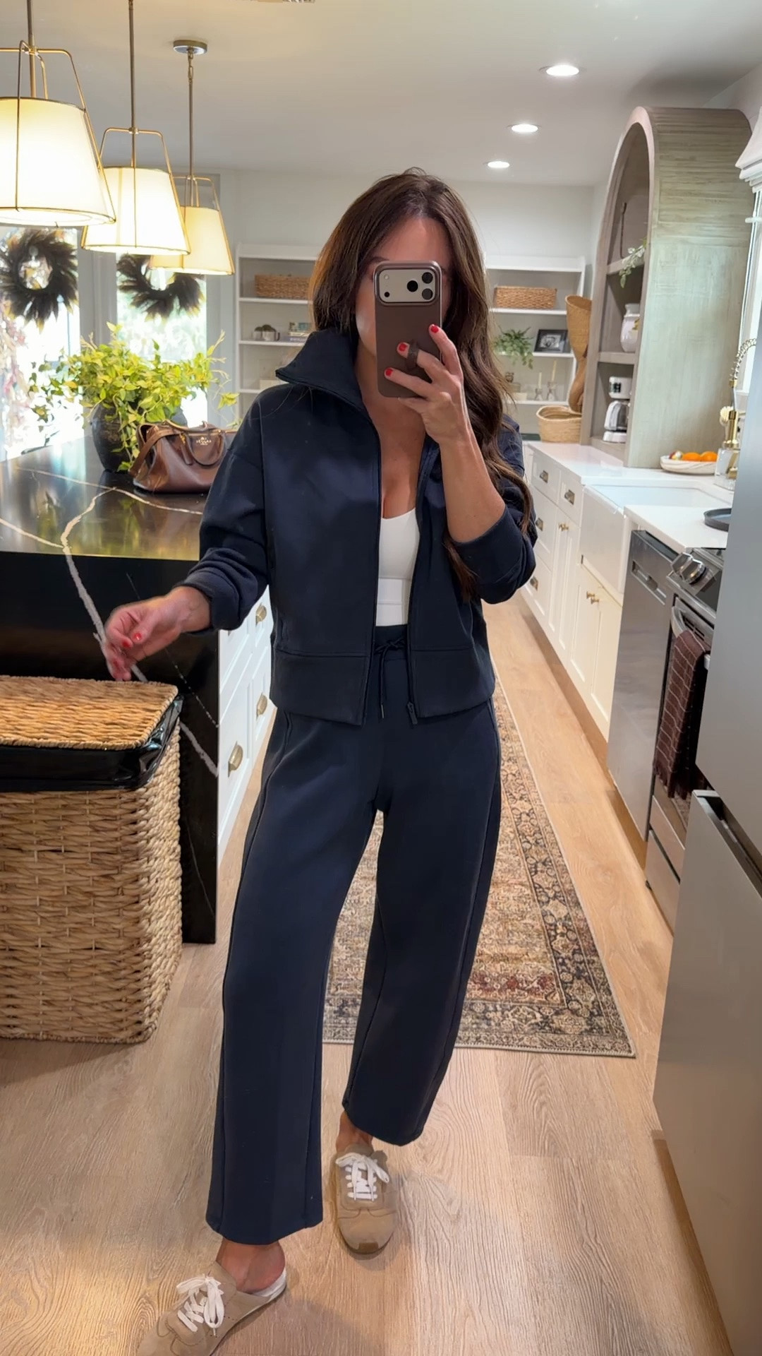Target athletic wear is 40% off today and this set is so good for workouts, errands + everyday athleisure. Comfy, flattering and easy to mix and match. Wearing a small in the tops + XS in the pants.

Target athletic wear, Target activewear sale, Target workout clothes, women’s athleisure, matching workout set, petite activewear, affordable activewear, Target fashion, workout outfit, athletic pants, quarter zip pullover, fall athleisure