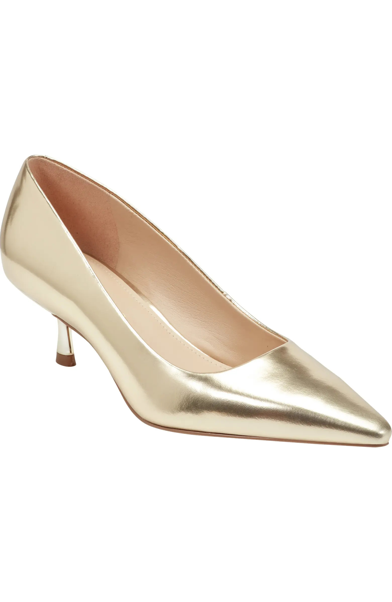 Marc Fisher LTD Calynna Pointed Toe Kitten Heel Pump (Women) | Nordstrom | Nordstrom