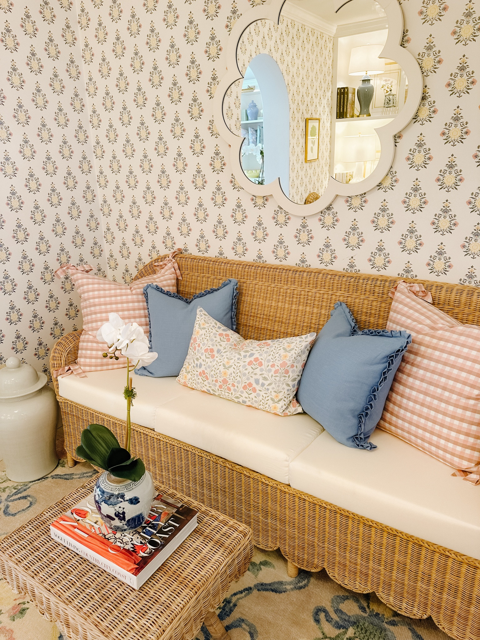 Absolutely obsessed with Caitlin Wilson interiors!! 


Pink pillows | interior design | patterned pillows | wall art | girly decor | girly wall art | girly room | bedroom | bedding | accent pillows | decor | feminine interiors | home decor | blue side table | entry table | pink mirror | bow mirror | pink decor | wallpaper | striped wallpaper | bow chair | floral pillow | butterfly wall art | butterfly room decor | blue pillows | decor plates | flower wall art | flower decor | hand painted eatery | plate sets | dish ware | rattan couch 

#liketkit #LTKFindsUnder100 #LTKStyleTip #LTKHome

#LTKHome #LTKFamily #LTKFindsUnder100