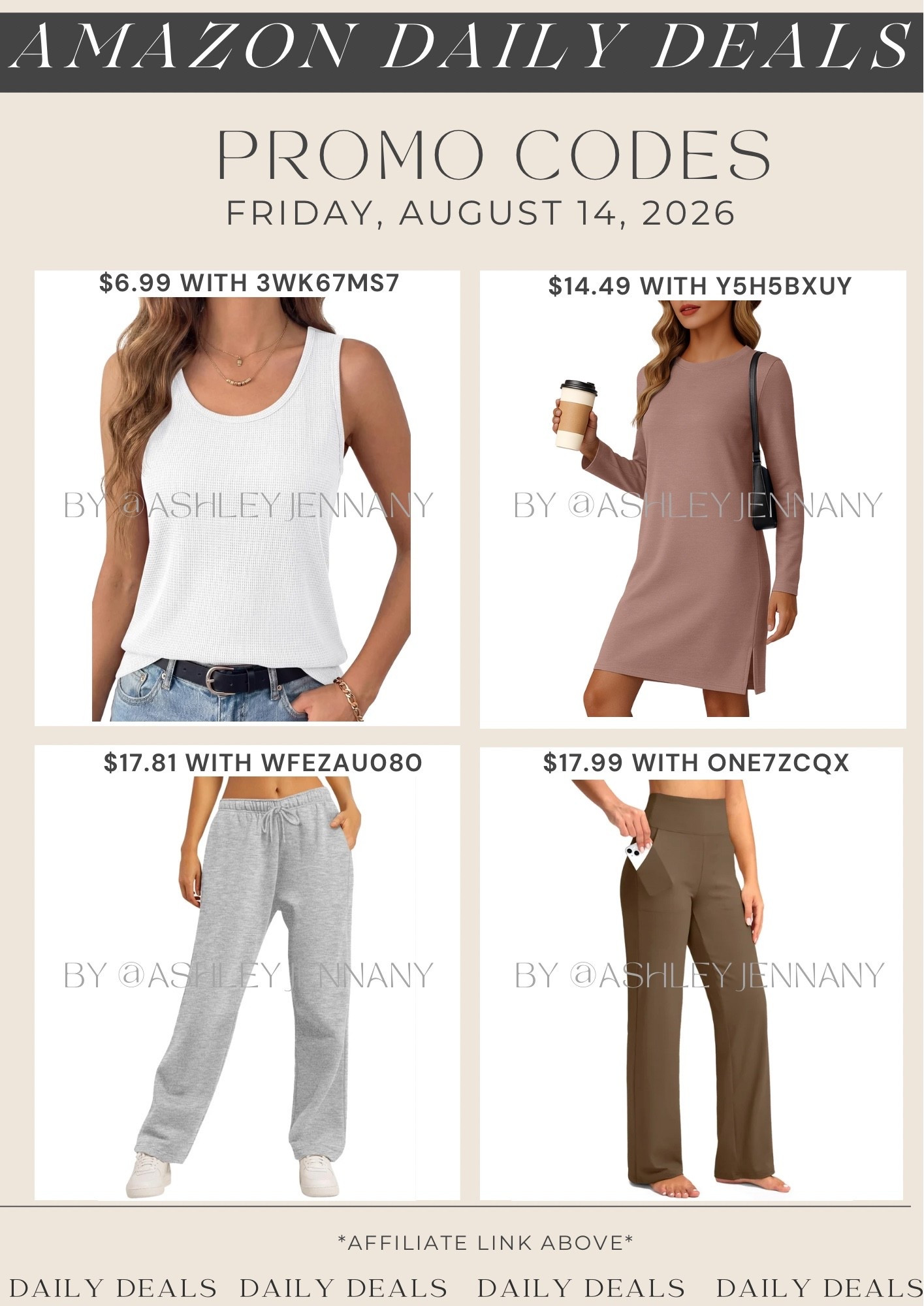 Amazon deals

#LTKSaleAlert #LTKMidsize #LTKSeasonal