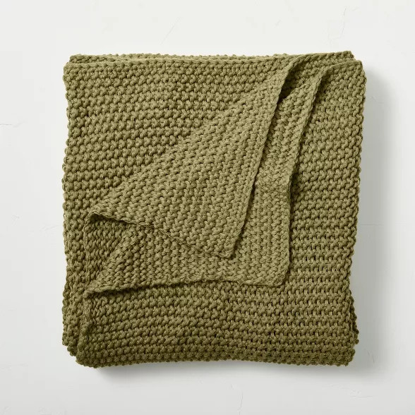 Chunky Knit Bed Blanket - Casaluna™ | Target