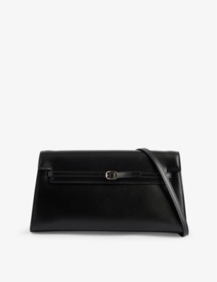Belted leather shoulder bag | Selfridges