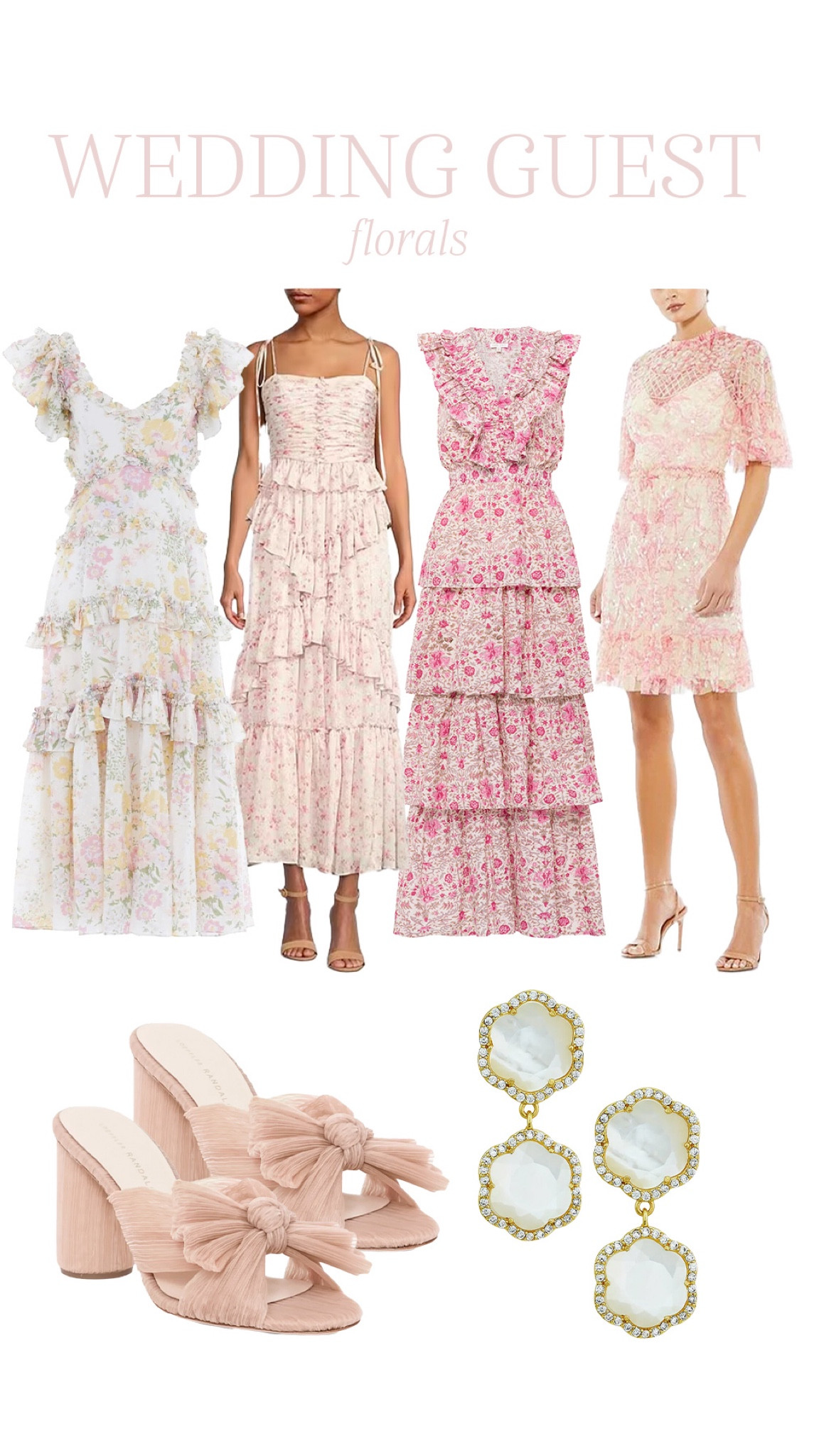Floral wedding guest looks 

#LTKwedding #LTKSeasonal