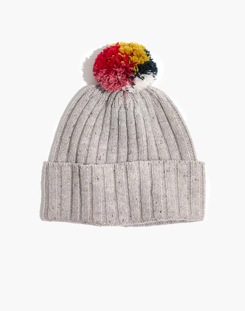 Rainbow Pom-Pom Beanie | Madewell