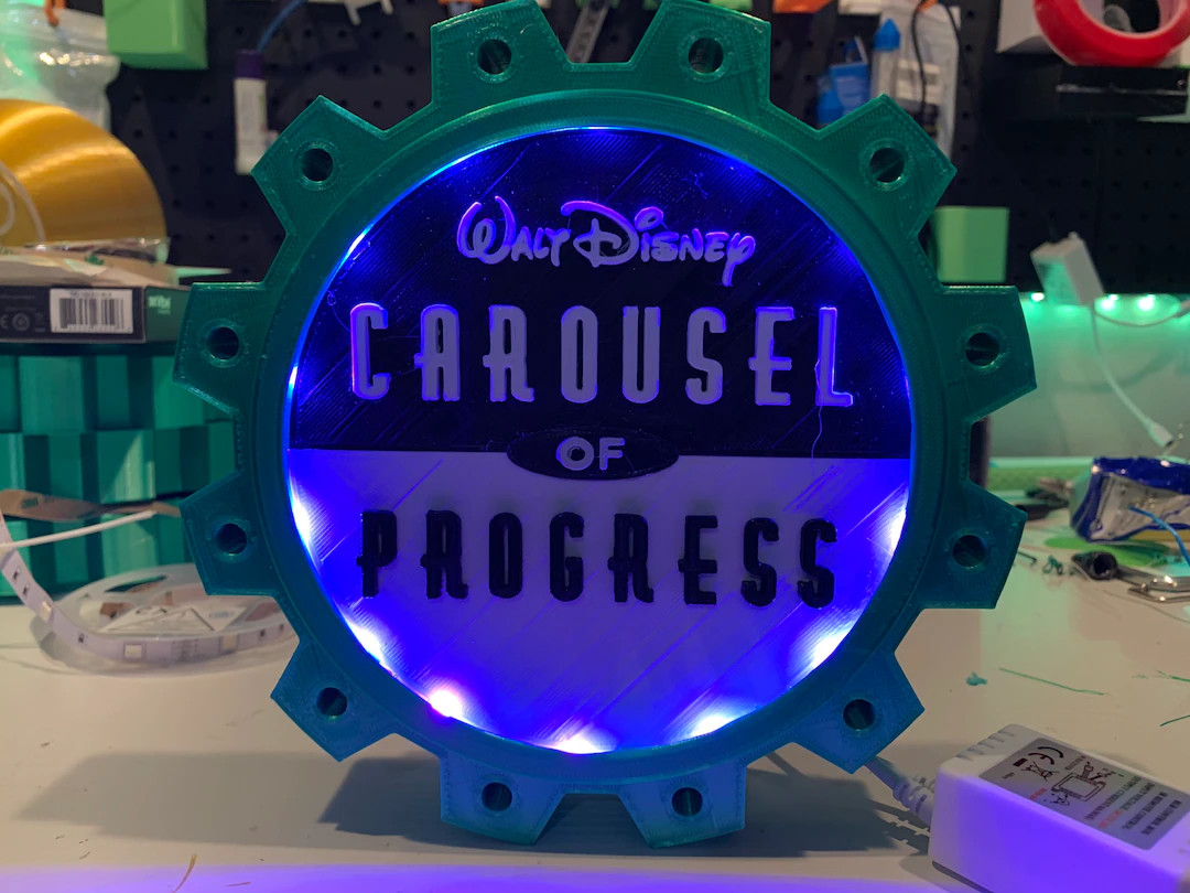 Carousel of Progress Sign - Disney World Decor Magic Kingdom Decor Christmas Gift for Disney Fans... | Etsy (US)