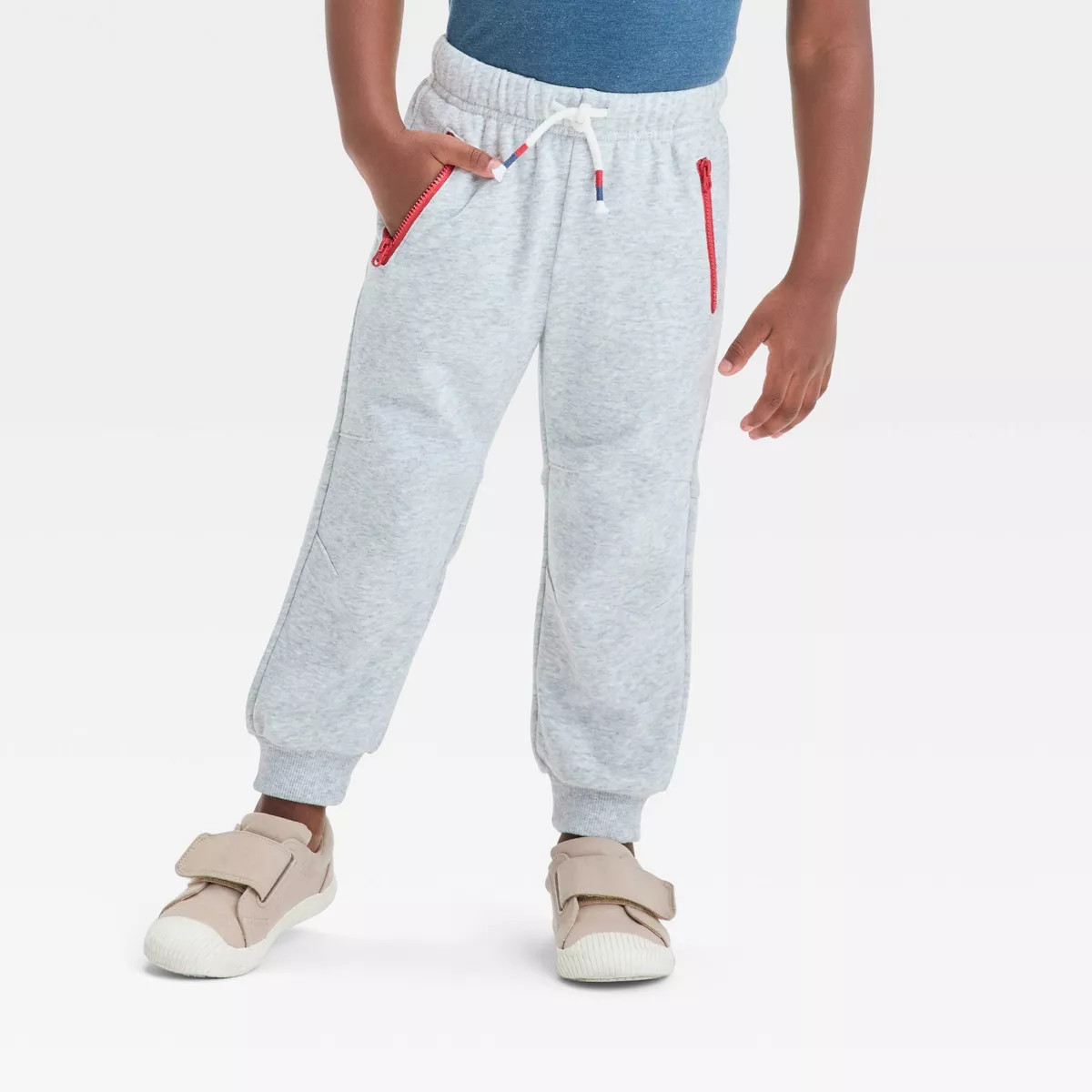 Toddler Boys' Pull-On French Terry Jogger Pants - Cat & Jack™ Heather Gray | Target