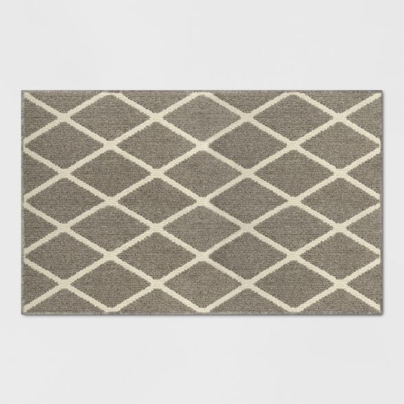 Diamond Washable Tufted And Hooked Rug - Threshold™ | Target