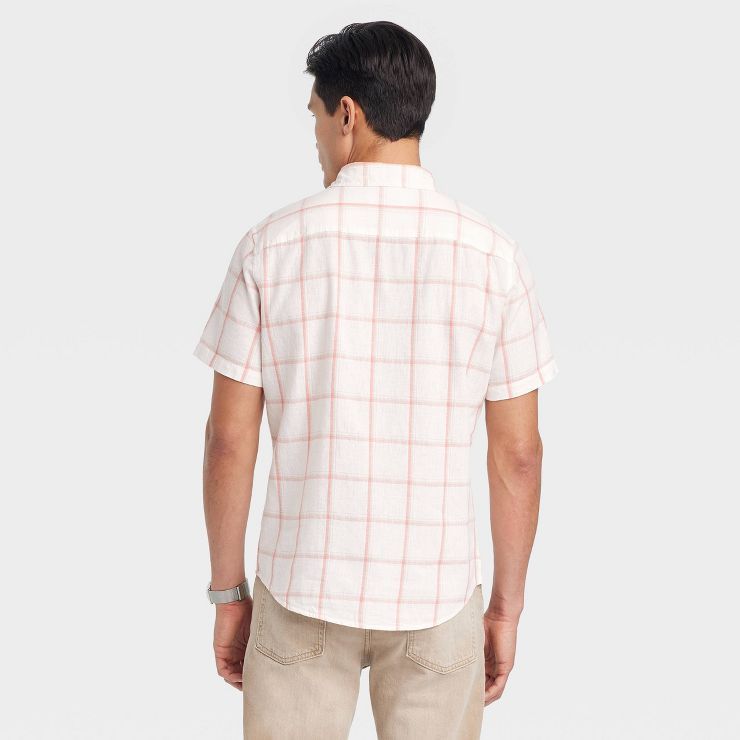 Men's Standard Fit Short Sleeve Button-Down Shirt - Goodfellow & Co™ | Target