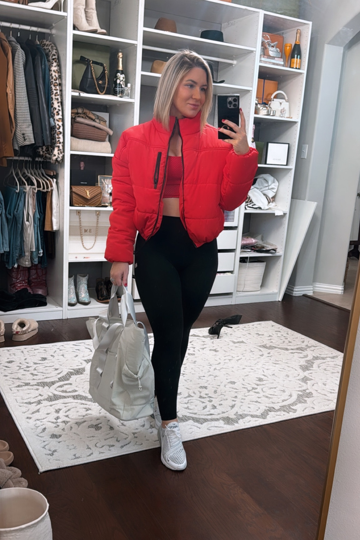 Red puffer jacket alternatives- mine is Nordstrom’s but not available anymore so listed some other options at various price points! 