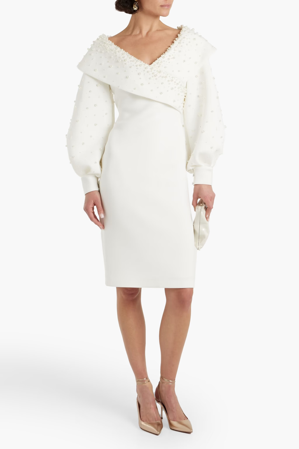 Embellished scuba dress | The Outnet (US and CA)