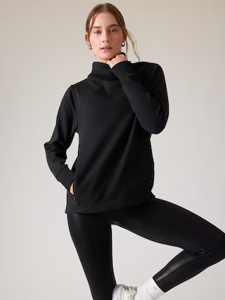 Cozy Karma Twist Neck Sweatshirt | Athleta