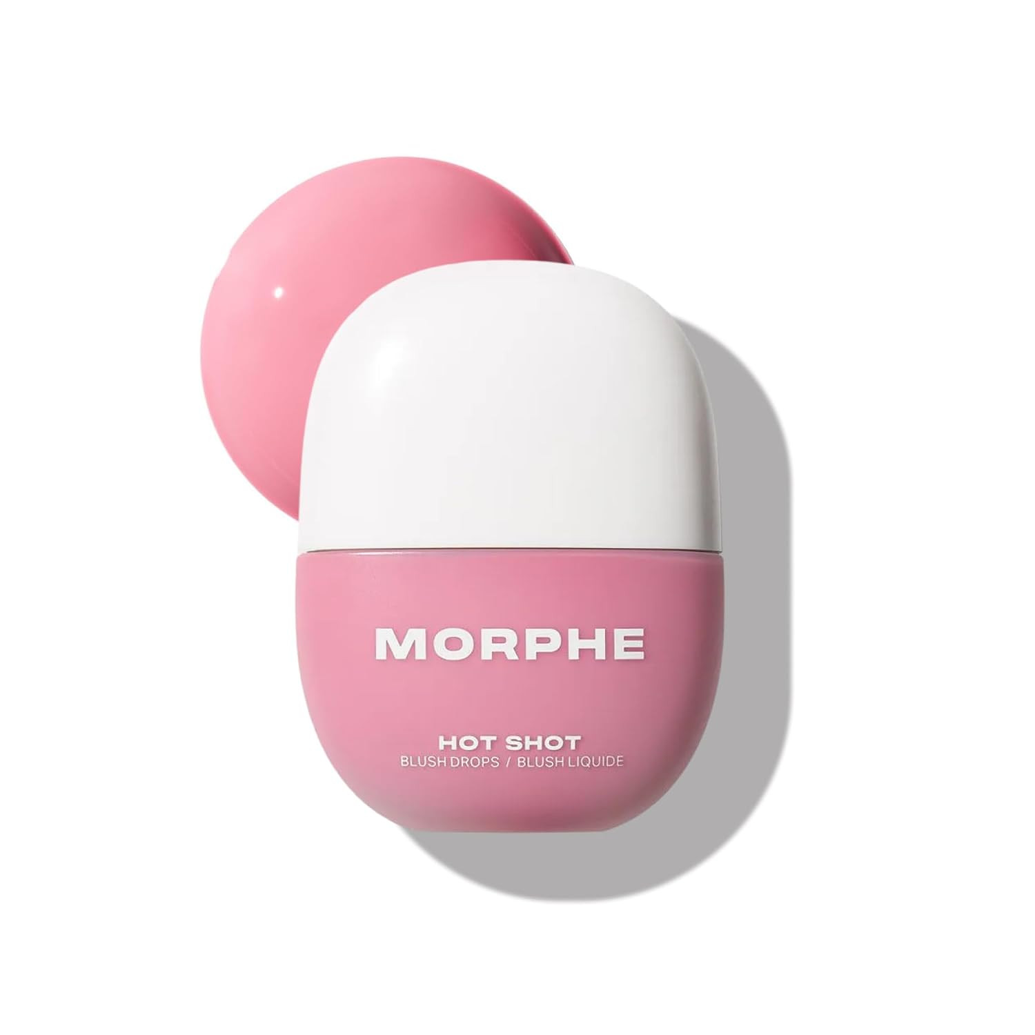 Morphe Hot Shot Blush Drops - Hydrating, Buildable Liquid Blush for Cheeks with Niacinamide and Antioxidants- Buildable, Waterweight Formula for a Natural Finish - That Girl (0.5 Fl Oz) | Amazon (US)