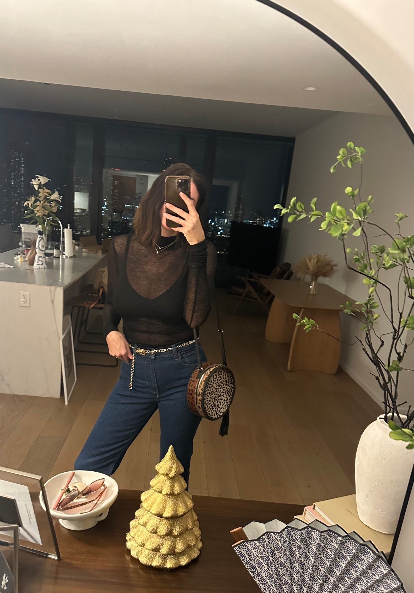 Date night with the hubs NYC edition. the bag thrifted. Jeans are Abercrombie ( size 29, tall) turtleneck is old ( like 10 years old) from BCBG, bra is Skims ( and it’s sooooo good)  

Black Friday/ Cyber Monday 
Abercrombie 25-50% off site wide, Skims 30% off site wide , Anthropologie 30% off - no code needed 


#LTKOver40 #LTKstorytime #LTKCyberWeek