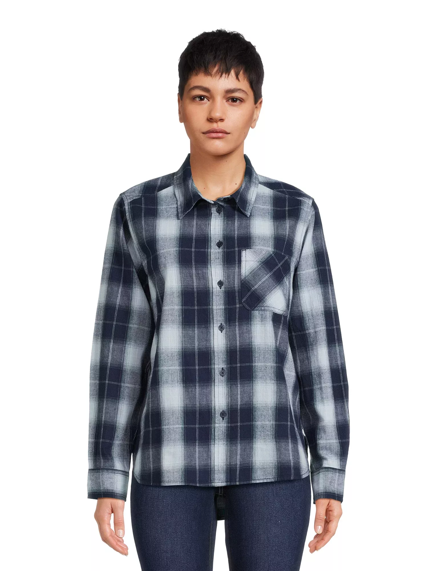 Time and Tru Women's Flannel Shirt 