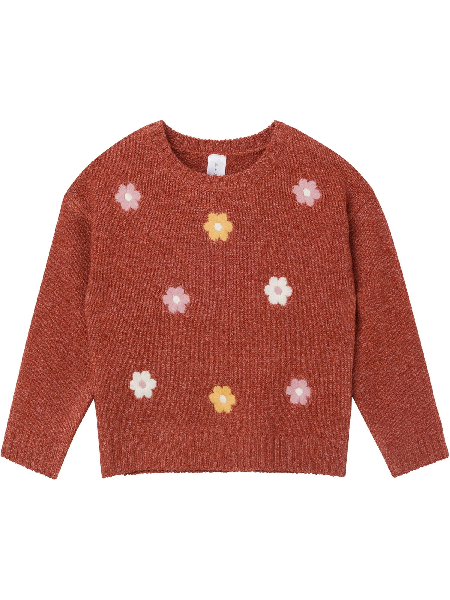 Modern Moments By Gerber Toddler Girl Embroidery Sweater, Sizes 12 Months -5T | Walmart (US)