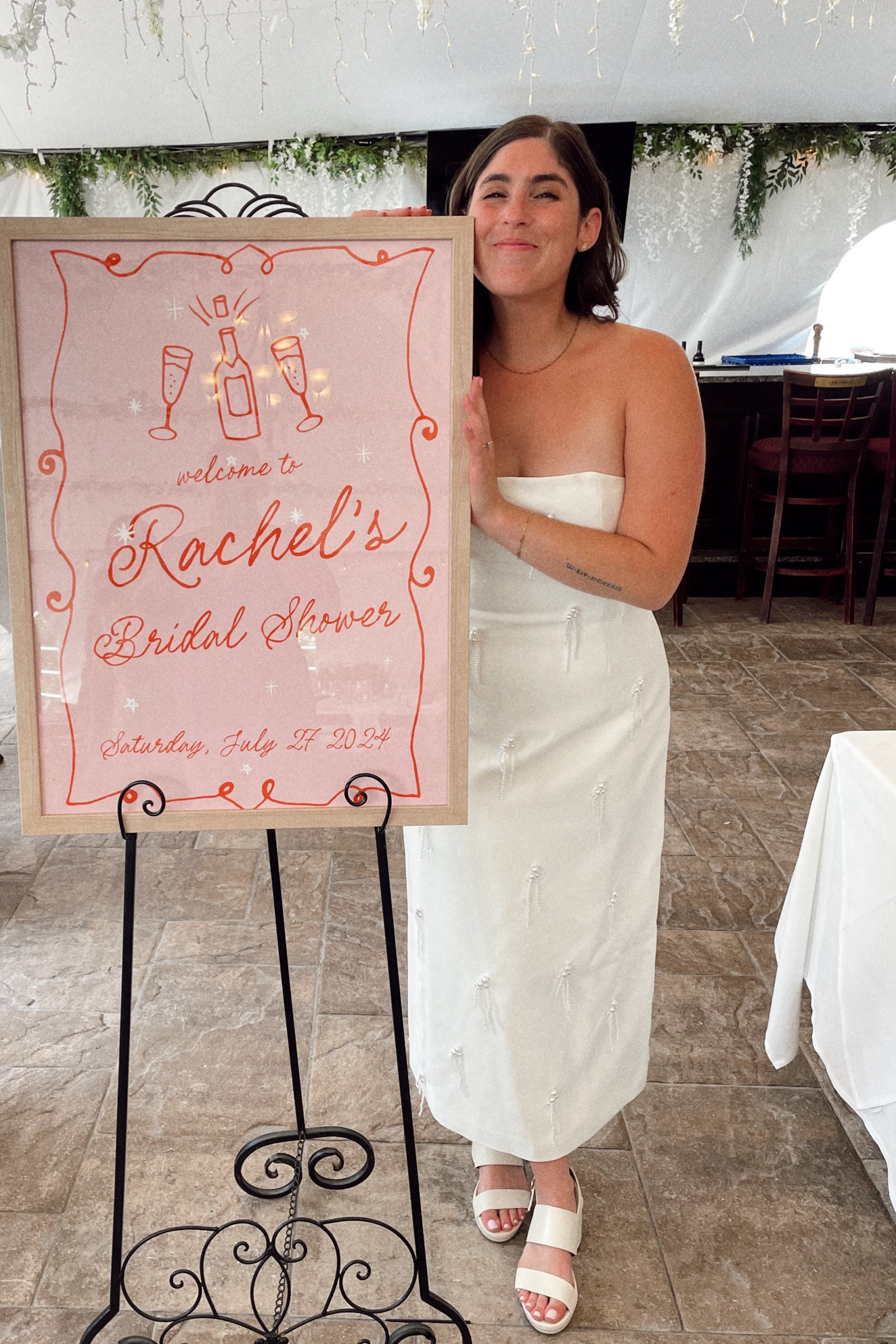 THE most perfect bridal shower dress and shoe combo  

#LTKParties #LTKMidsize #LTKShoeCrush