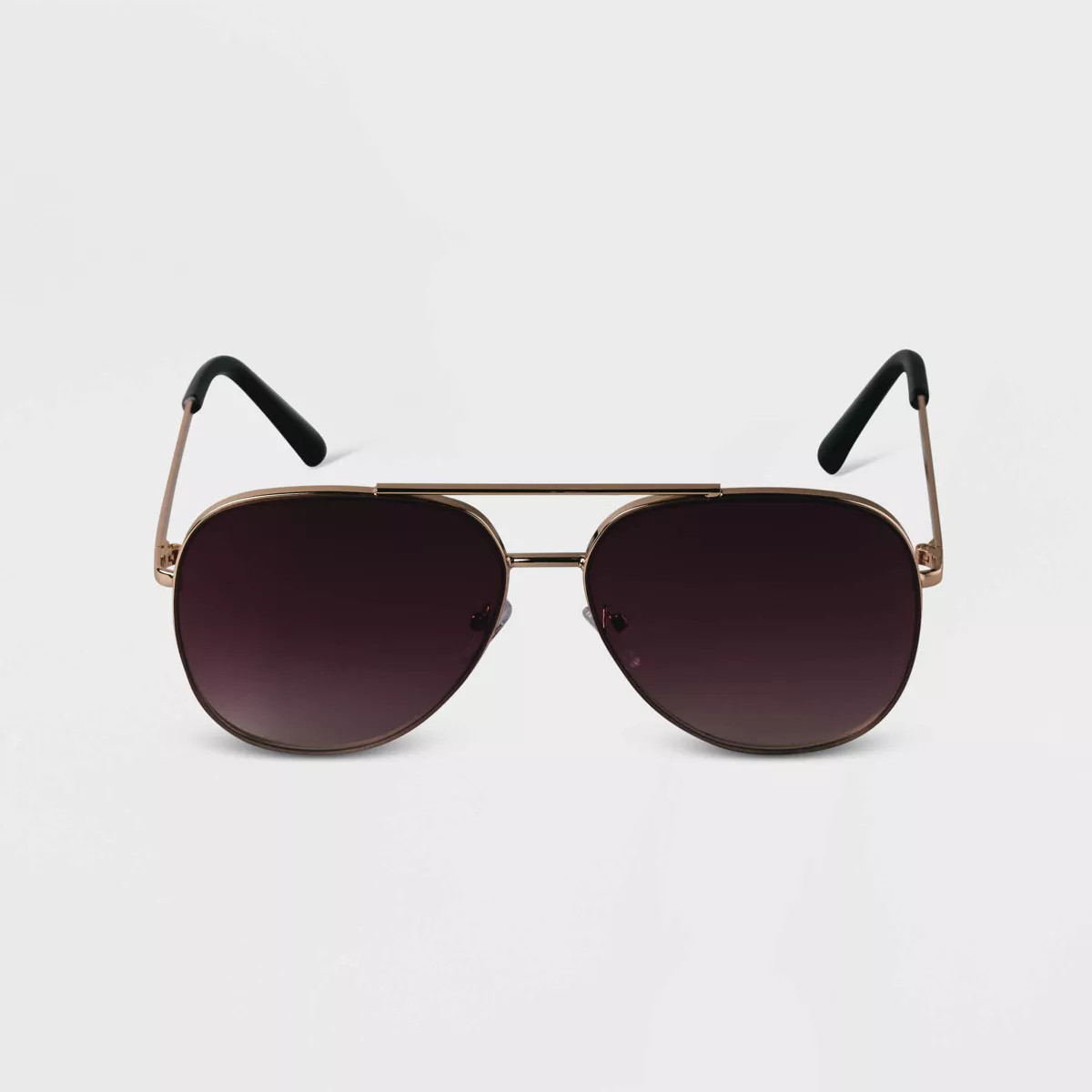 Women's Gradient Aviator Sunglasses - A New Day™ Black | Target