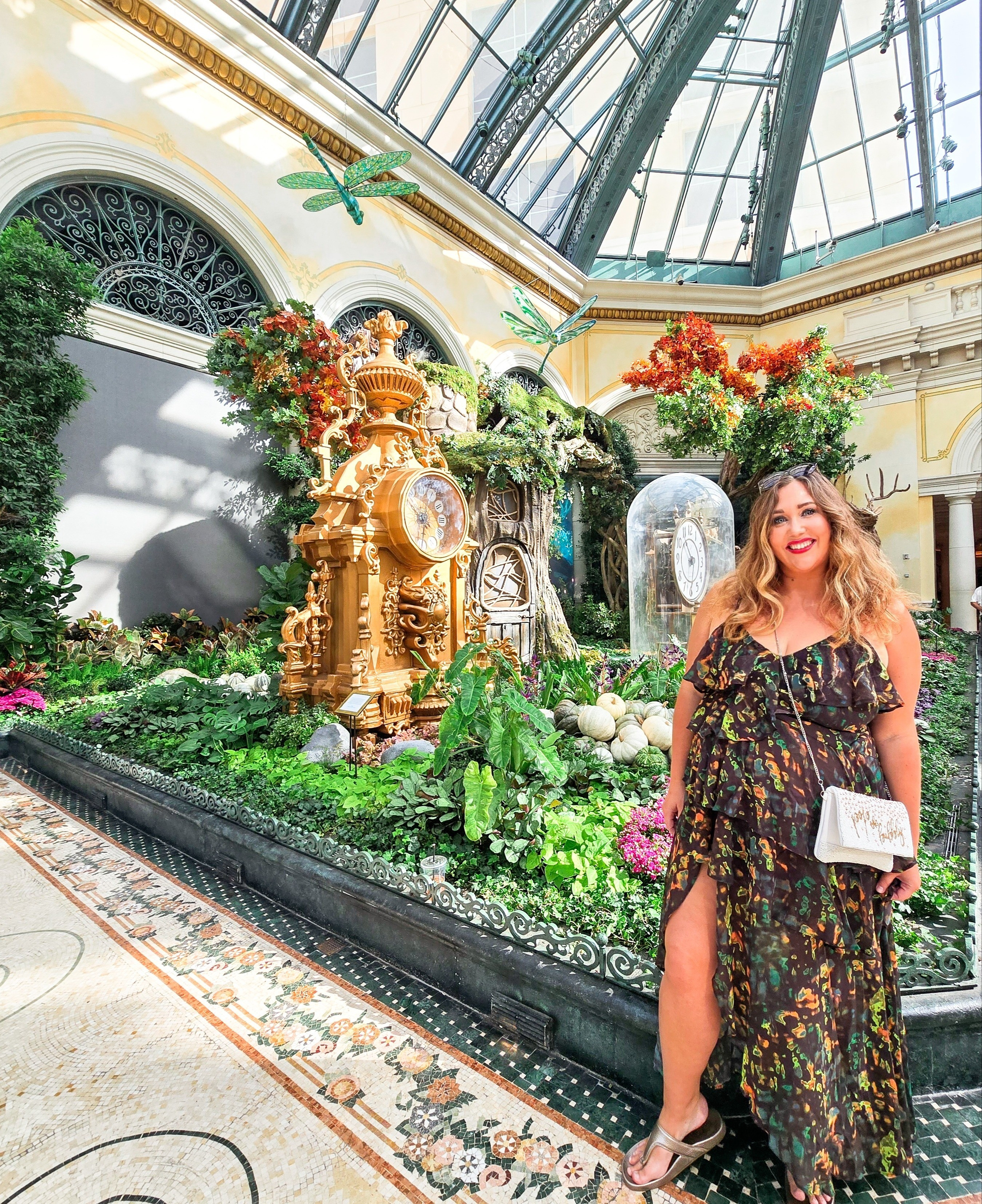 @amazonfashion for the WIN in Vegas this weekThis dress went perfectly with the hotel fall decor! #Halloween #fall #therapy #plussizefashion #grandmillennial #ruffles 

#LTKSaleAlert #LTKPlusSize #LTKMidsize