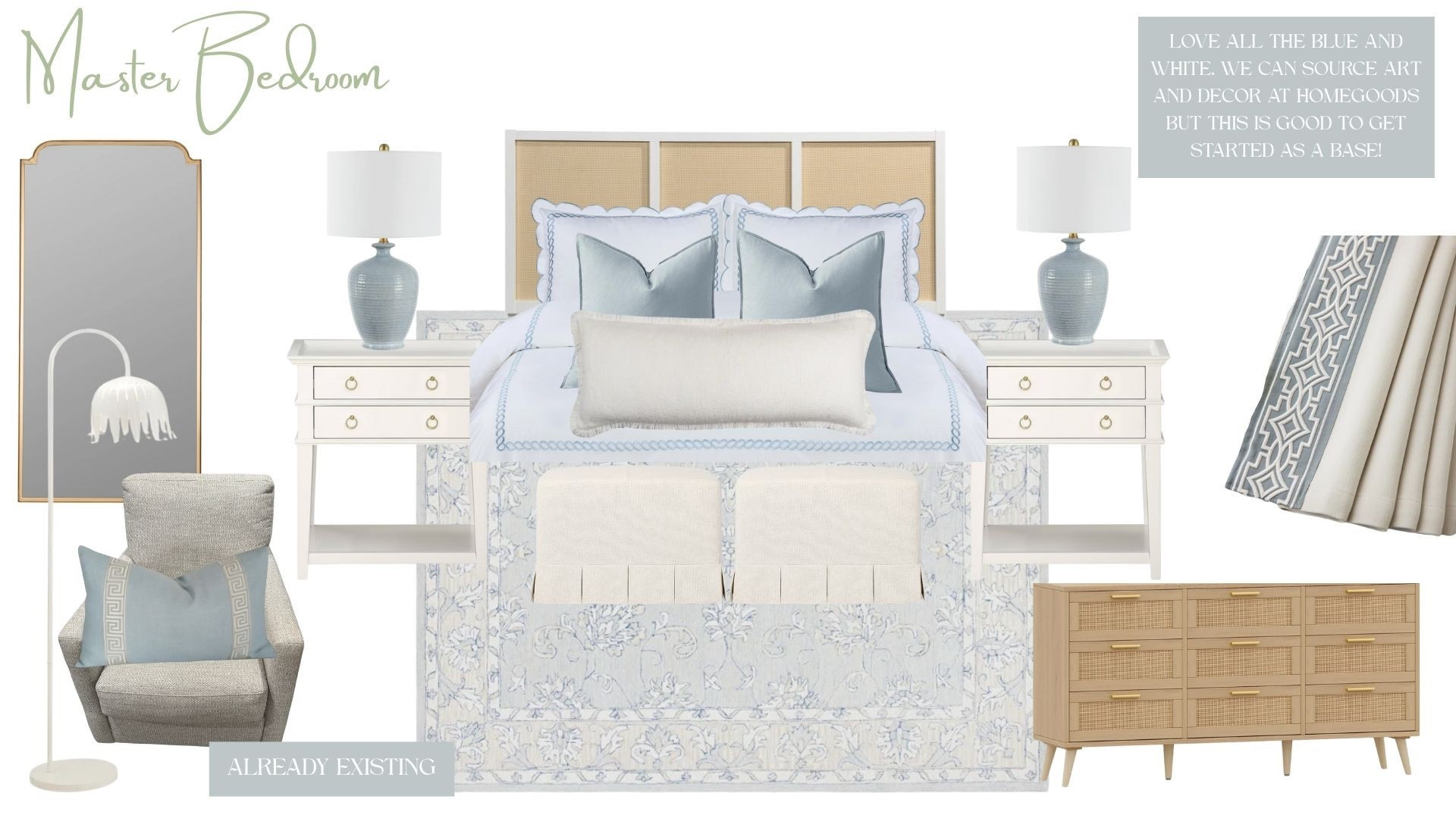 Design client- simple budget friendly master bedroom design option 2!

#LTKSaleAlert #LTKFindsUnder100 #LTKHome