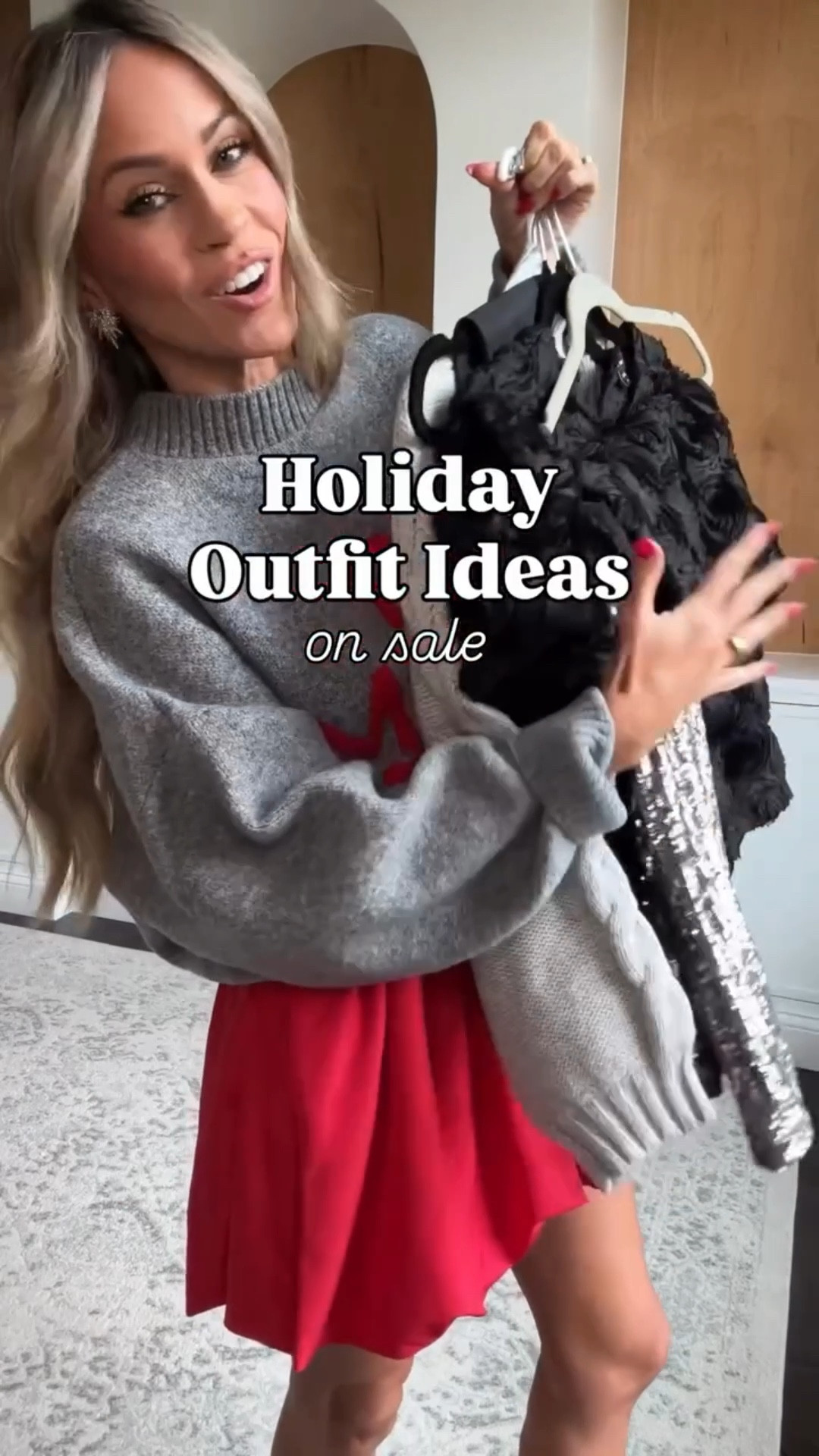 

Holiday outfit ideas on sale today - gorgeous statement tops to pair with jeans or elevated bottoms, coordinating sets that can be mixed and matched, bubble hem skirt to pair with festive sweaters, and of course sequin skirts that are too fun to pass up this holiday season! Perfect for your holiday parties!

#holidayoutfits #holidayoutfitideas

#LTKFindsUnder50 #LTKSaleAlert #LTKHoliday