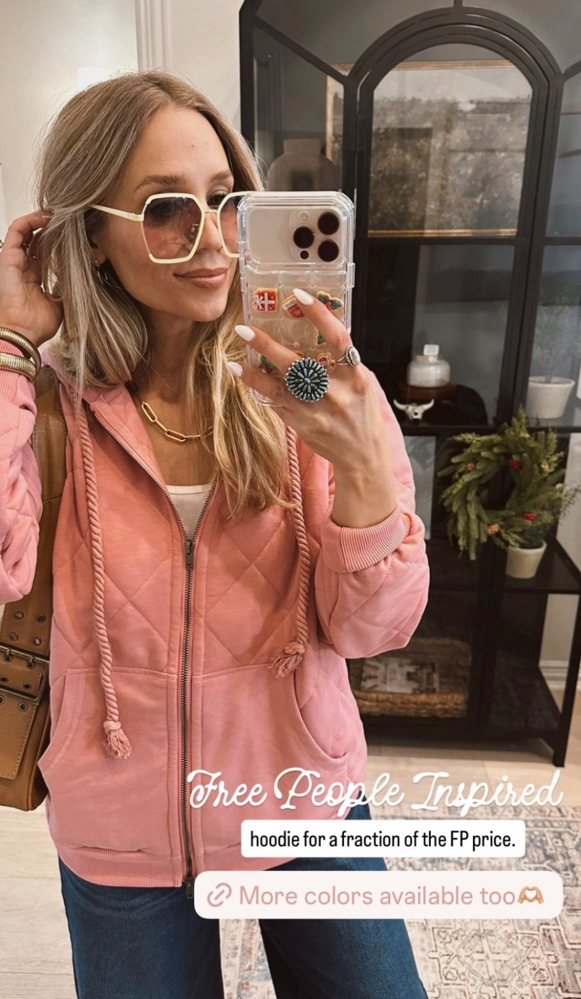 🤍 Free People Inspired hoodie for a fraction of the FP price.