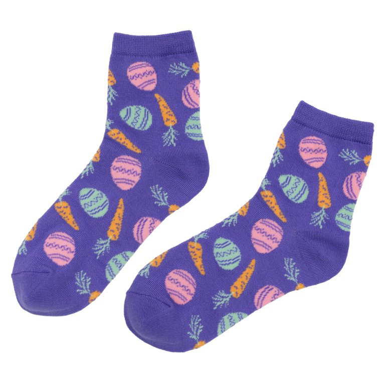 Easter Multi-Colored Egg Adult Socks, Size 9-11, by Way To Celebrate | Walmart (US)