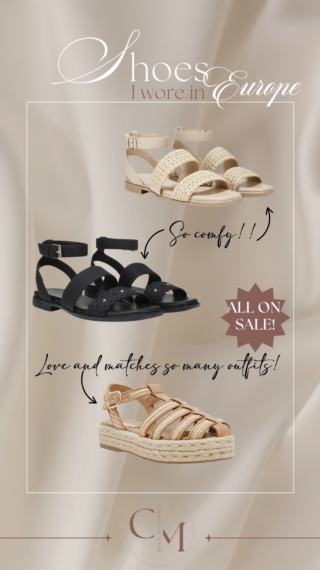 Shoes I’m wearing to Europe! 

The Naturalizer sandals are sooo comfy!!






Spring outfits
Shoes
Sandals


#LTKShoeCrush #LTKFestival #LTKStyleTip