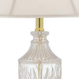 Regency Hill Traditional Cut Glass Urn Table Lamp with Brass Accents | www.lampsplus.com | Lamps Plus