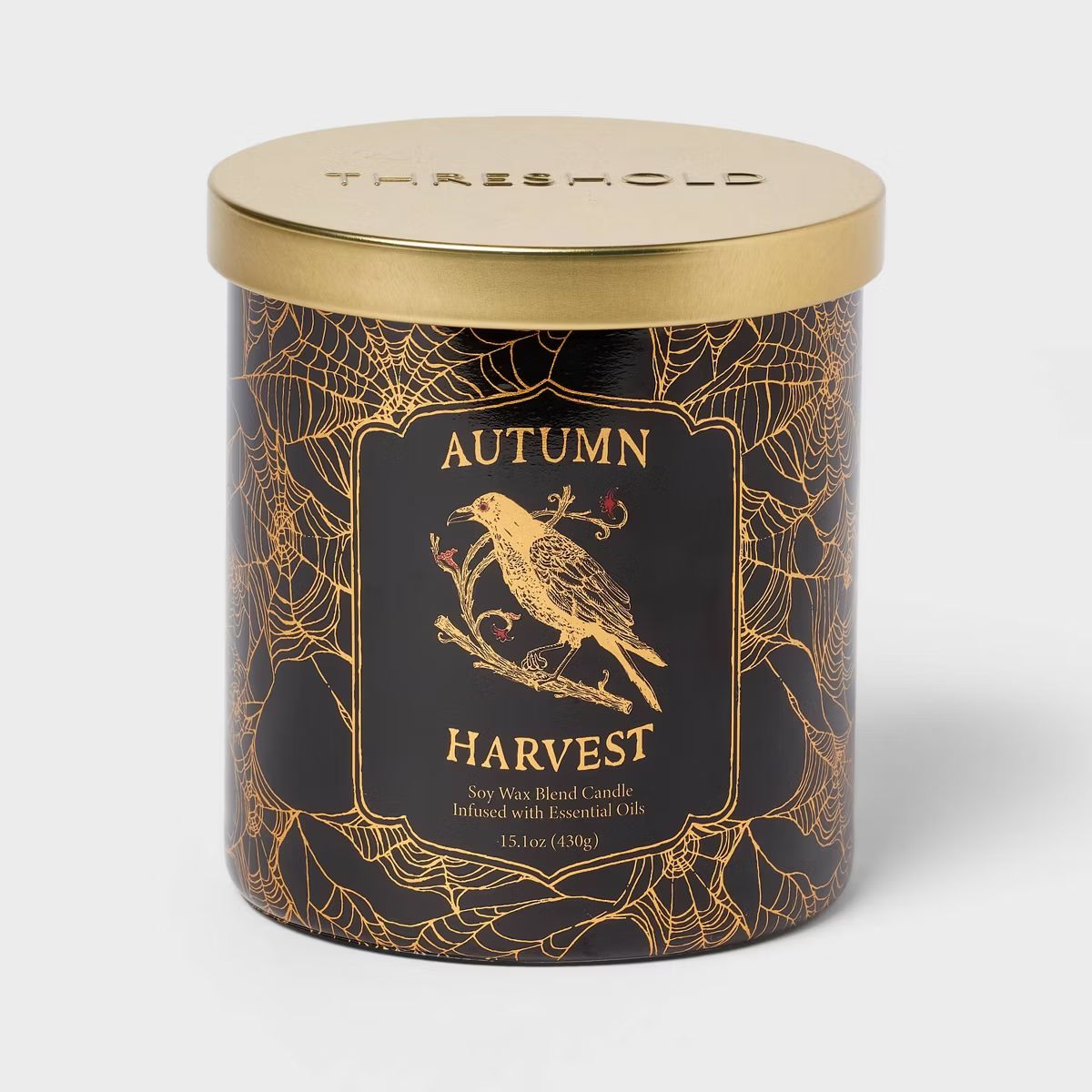 15.1oz 2-Wick Lidded Glass Jar Candle Autumn Harvest - Threshold™ | Target