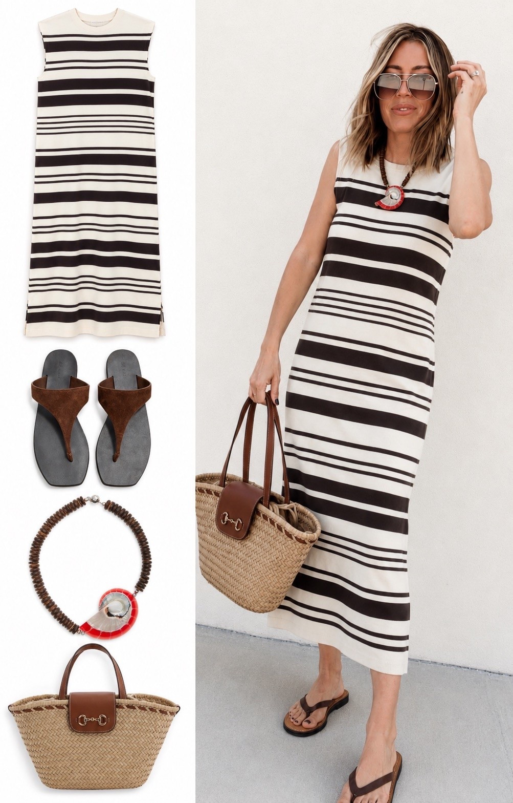 Easy summer dinner outfit