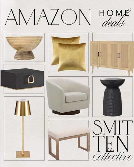 Amazon home decor that’s on sale right now! Deals include this accent chair, lamp, console table, throw pillows, side table, wooden bowl, bench, decorative box and more!

Amazon, Amazon deals, Amazon furniture, Amazon home decor, Amazon sales, Amazon style, trending home decor, living room furniture, living room decor, interior design, home decor inspiration  

#LTKStyleTip #LTKSaleAlert #LTKHome