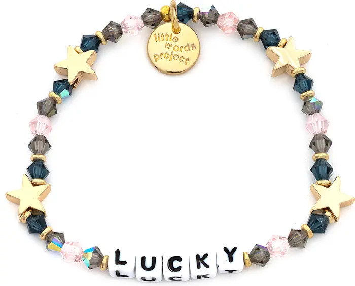 Little Words Project Lucky Beaded Stretch Bracelet | Nordstrom | Nordstrom