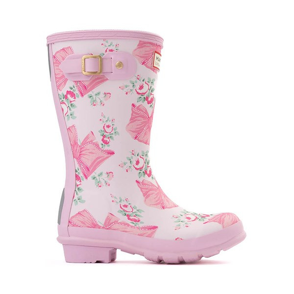 Hunter x LoveShackFancy Original Rain Boot - Little Kid / Big Kid - Rose Beaux / Mint Pink | Journeys