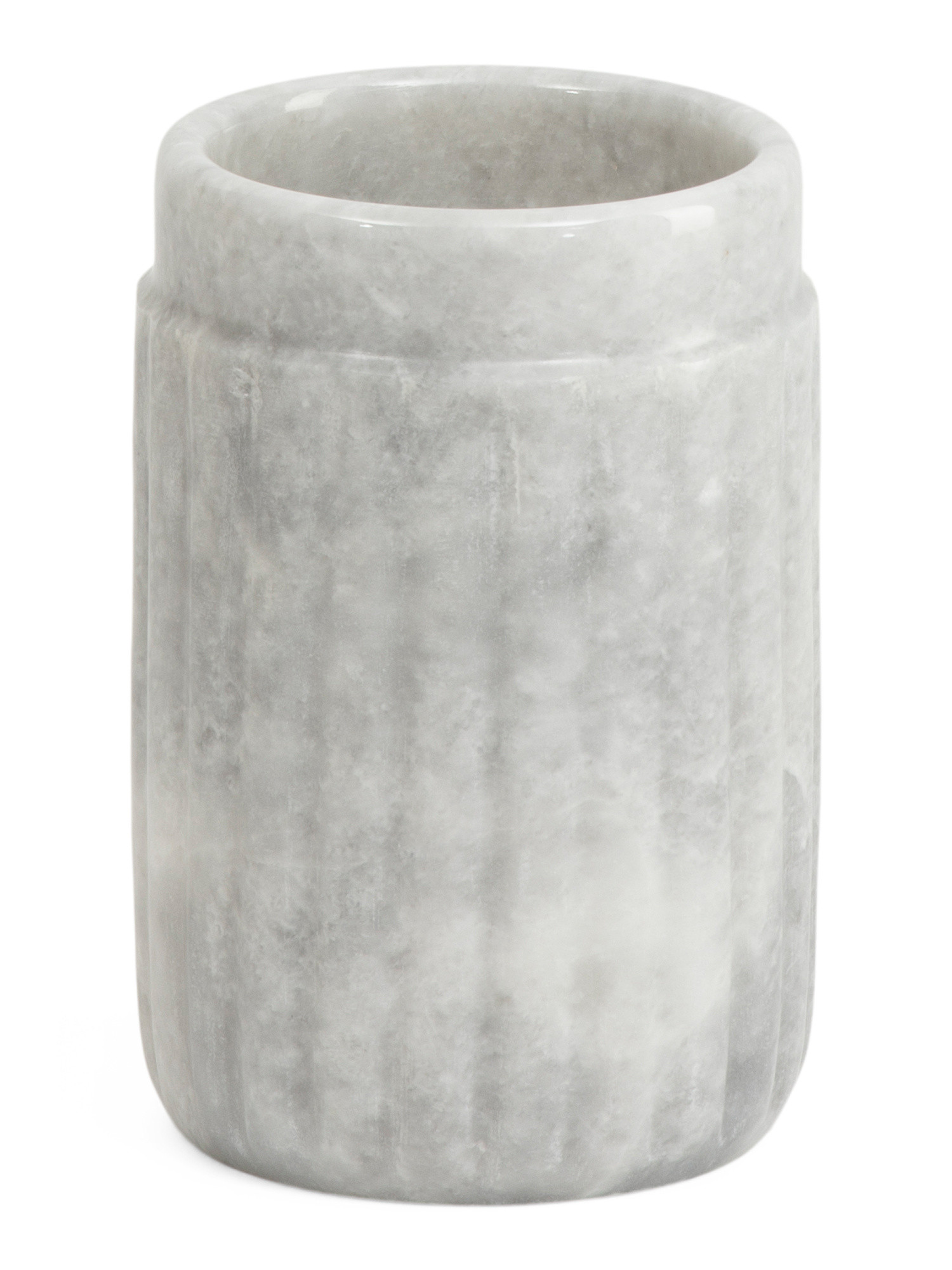 Ribbed Marble Toothbrush Holder | TJ Maxx
