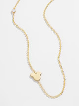 Mickey Mouse Disney 18K Gold & Cubic Zirconia Asymmetrical Necklace - Gold | BaubleBar (US)