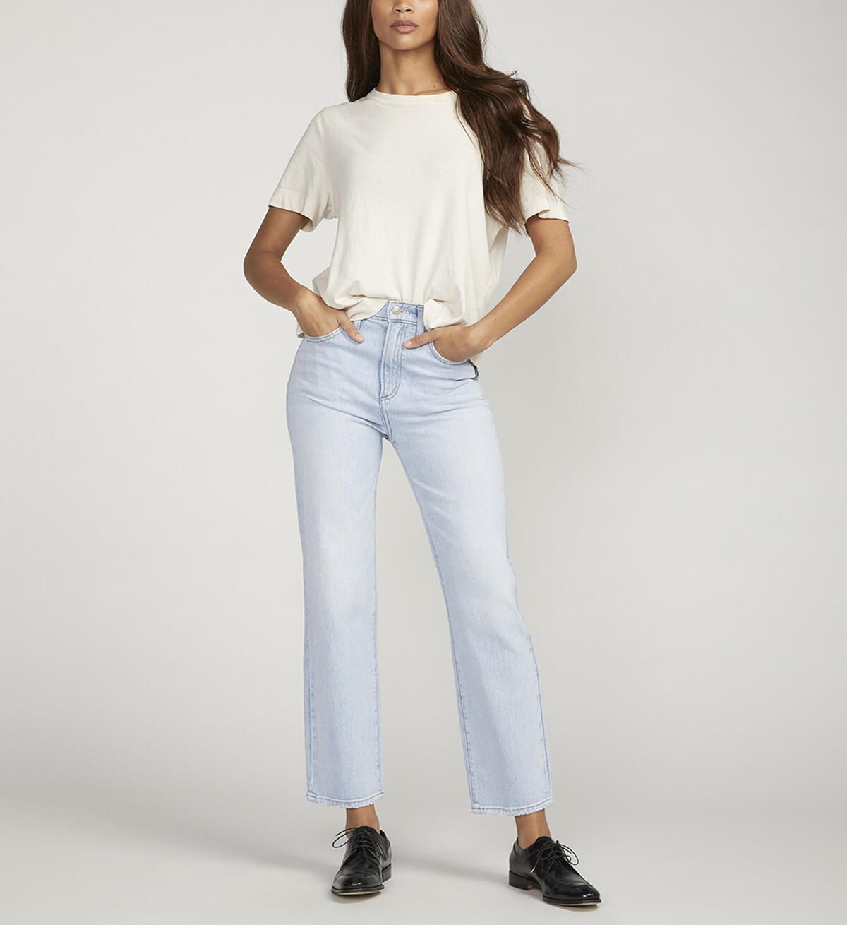 Highly Desirable High Rise Straight Leg Jeans | Silver Jeans Co. (US)
