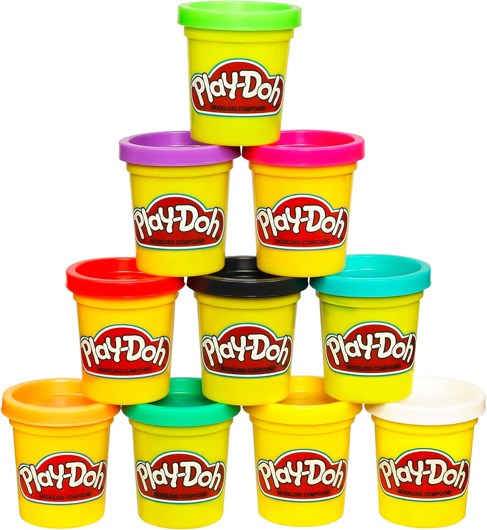 Play Doh Modeling Compound 10-Pack Case of Assorted Colors, Non-Toxic 2 oz. Cans, Back to School ... | Amazon (US)