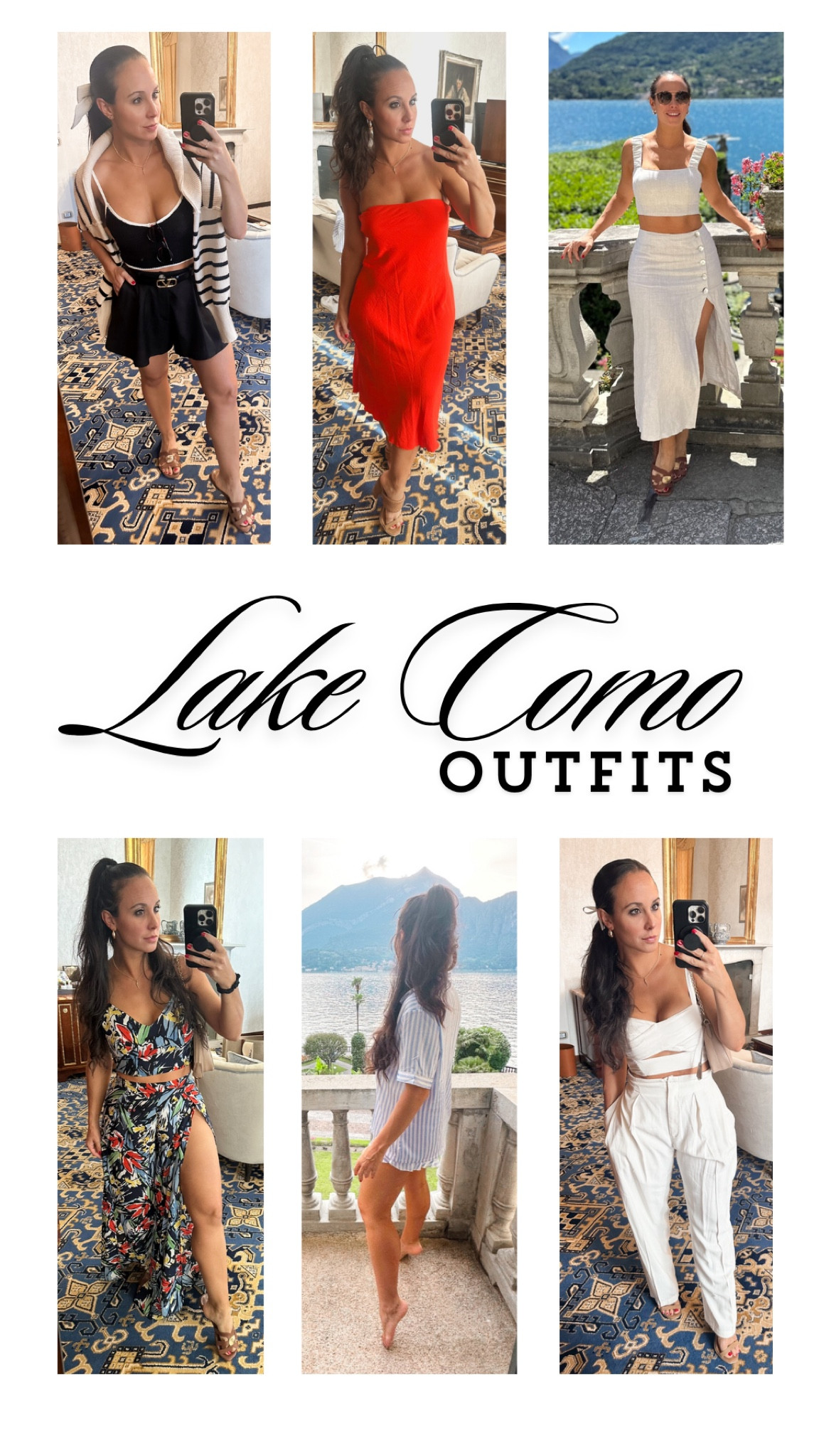 Lake Como Outfits

#LTKShoeCrush #LTKStyleTip #LTKTravel