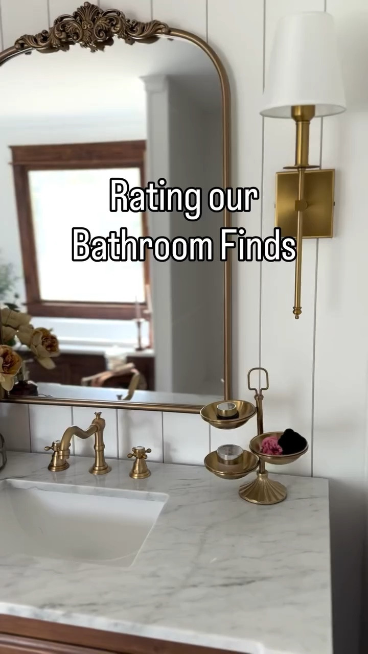 Rating some of our favorite and not so favorite bathroom finds & DIYs

Check out the entire bathroom renovation on SouthernYankeeDIY.com