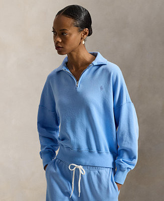Polo Ralph Lauren Women's Fleece Quarter-Zip - Macy's | Macy's