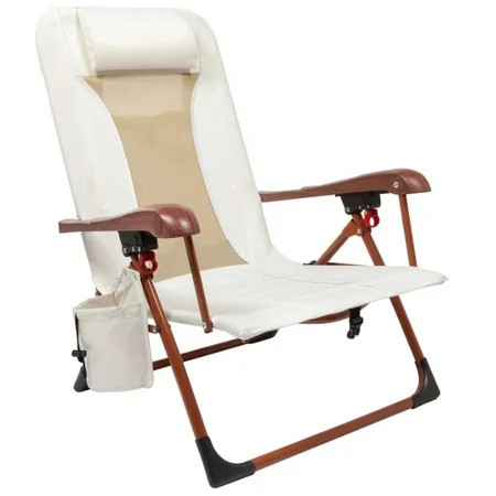 Ozark Trail Low Profile Reclining Glamping Chair, Vanilla Dream | Walmart (US)