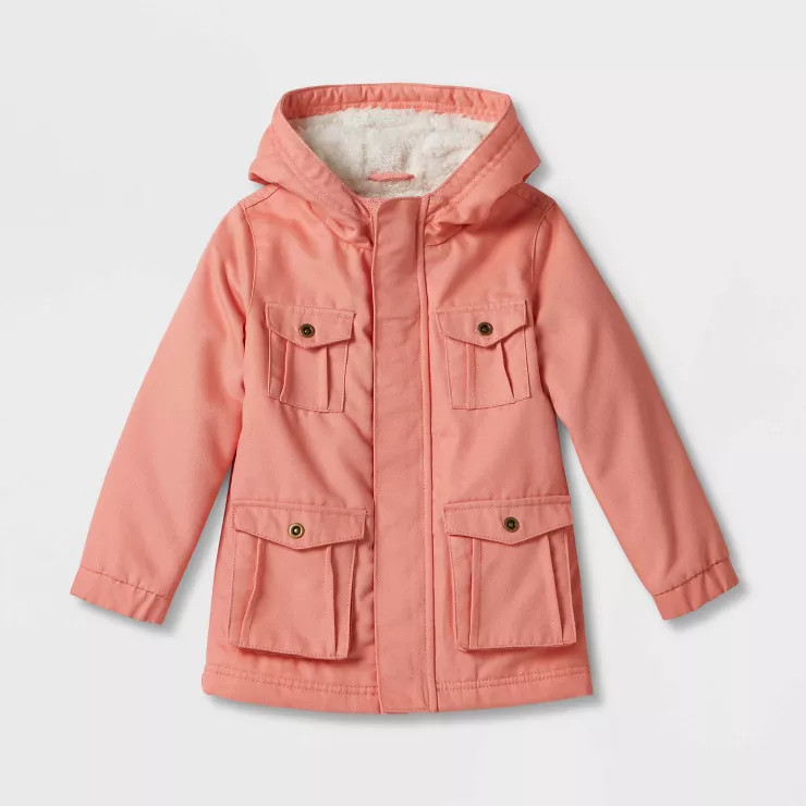 Baby Long Sleeve Jacket - Cat & Jack™ Light Pink | Target