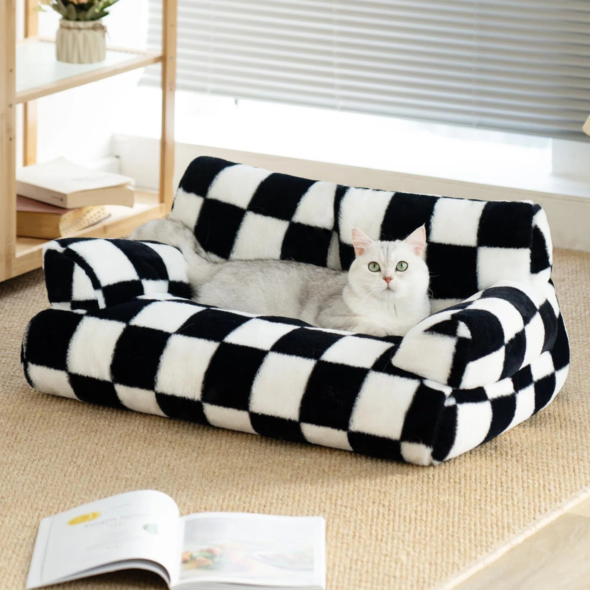 Bolster Sofa Pet Bed With Removable Cover | Wayfair North America