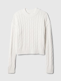 Cable-Knit Cropped Sweater | Gap (US)