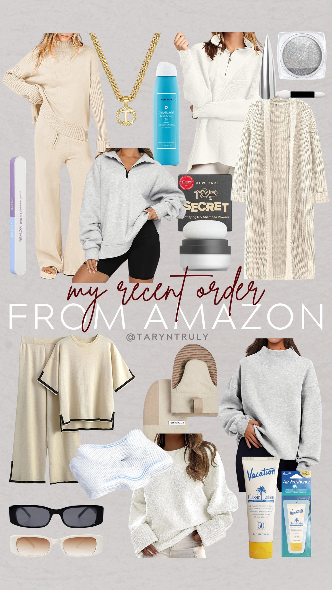 My Recent Order From Amazon - Neutral - Grey - Lounge - Beauty

#LTKSeasonal #LTKstyletip #LTKFind