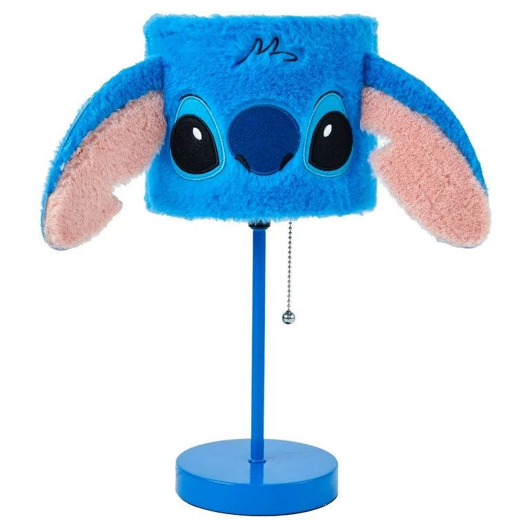 Lilo & Stitch 15" Power Outlet Table Lamp with Blue Shade | Walmart (US)
