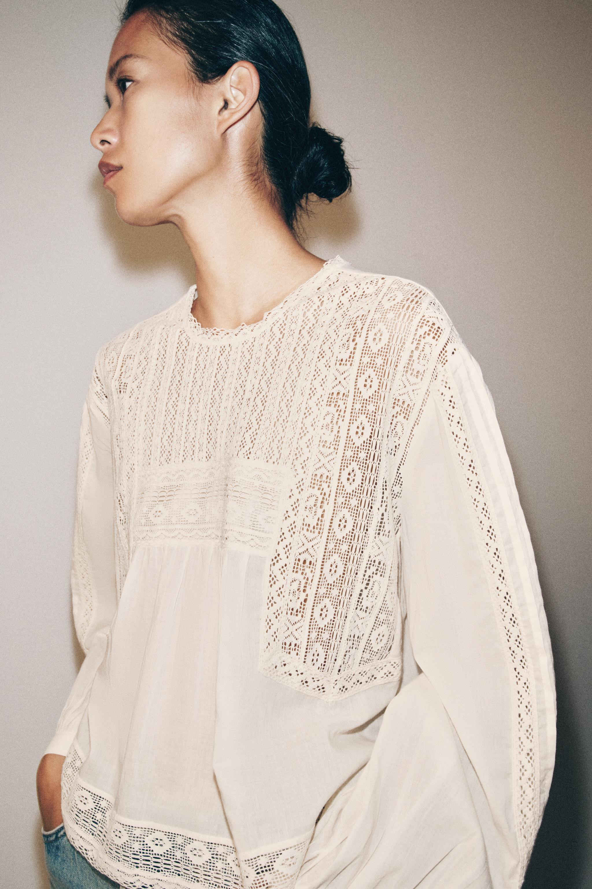 ZW COLLECTION EMBROIDERED SHIRT | Zara UK
