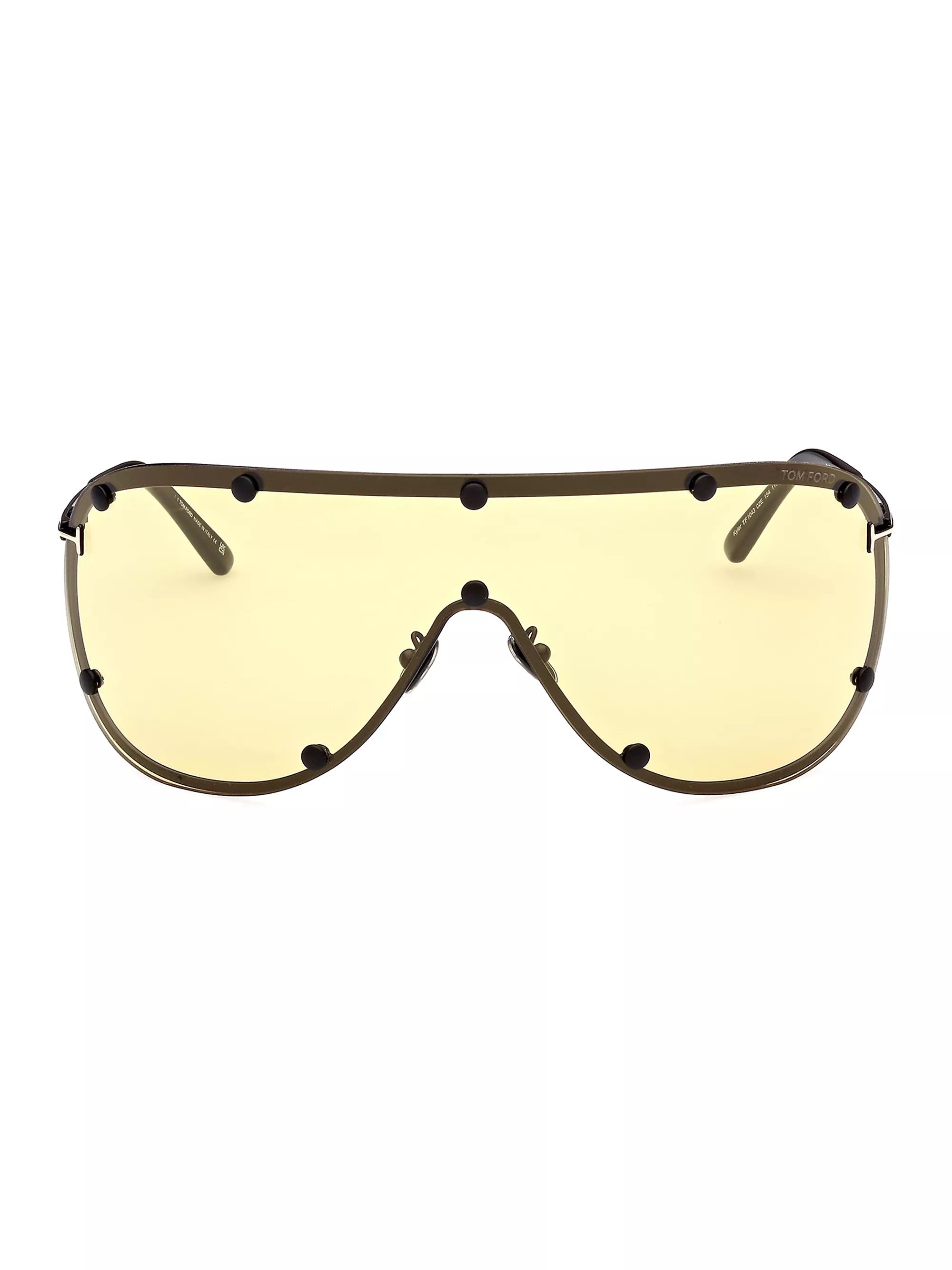 70MM Shield Metal Sunglasses | Saks Fifth Avenue